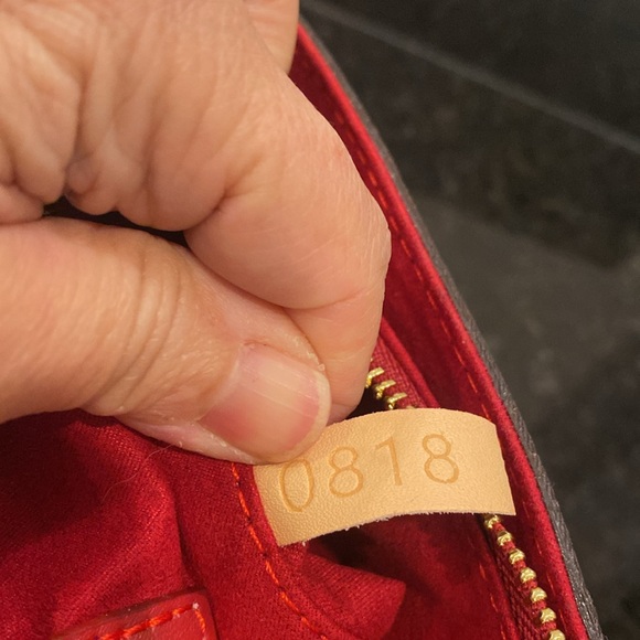 Authenticated Louis Vuitton Soufflot Tote Monogram Canvas with Leather BB - Picture 13 of 16